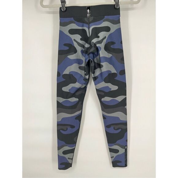 Ultracor Micro Camo Easy Ultra High Legging Blue Size Cor Extra Small Blue Black - Picture 2 of 12